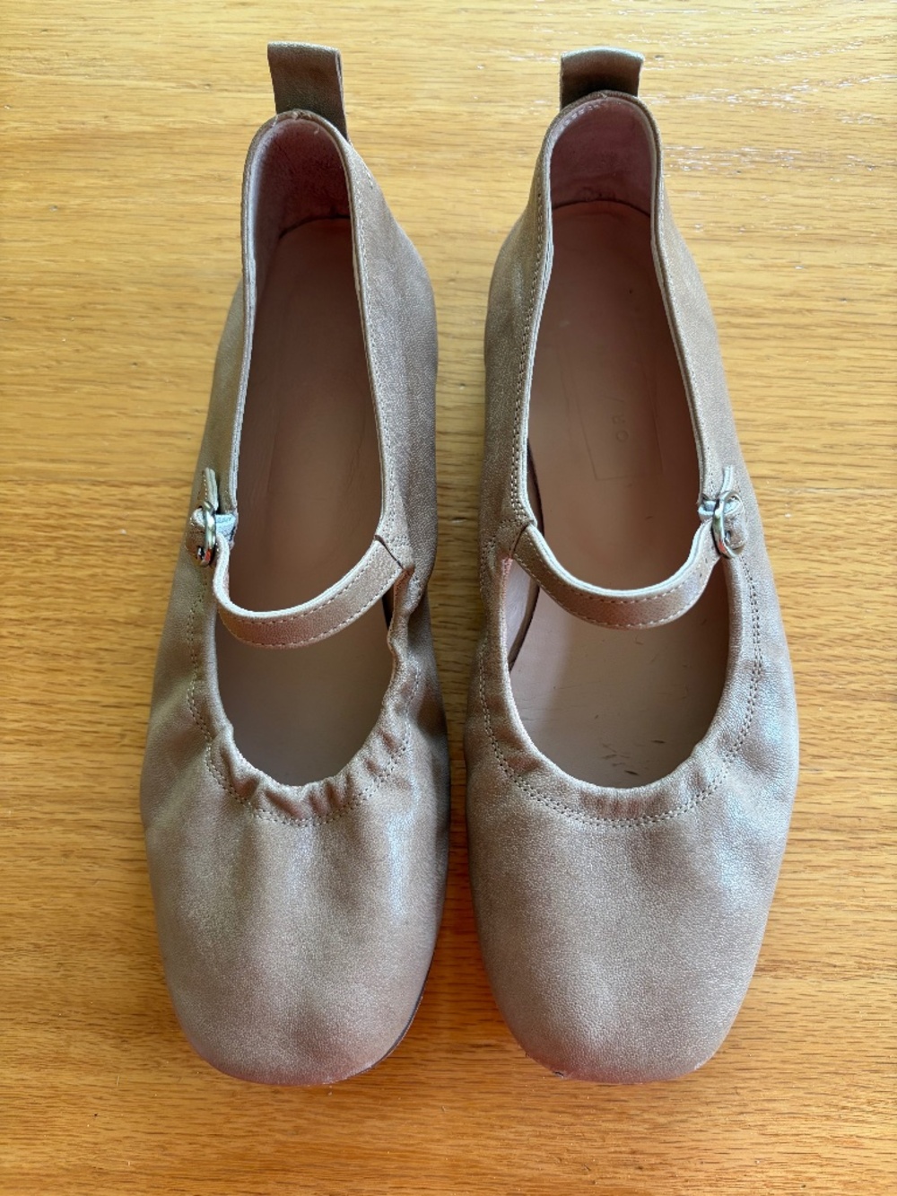 Either / Or Mary Jane ballet flats in Canela, size 9